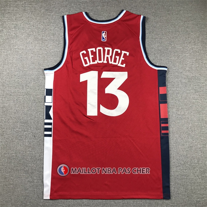 Maillot Los Angeles Clippers Paul George NO 13 Statement 2024-25 Rouge